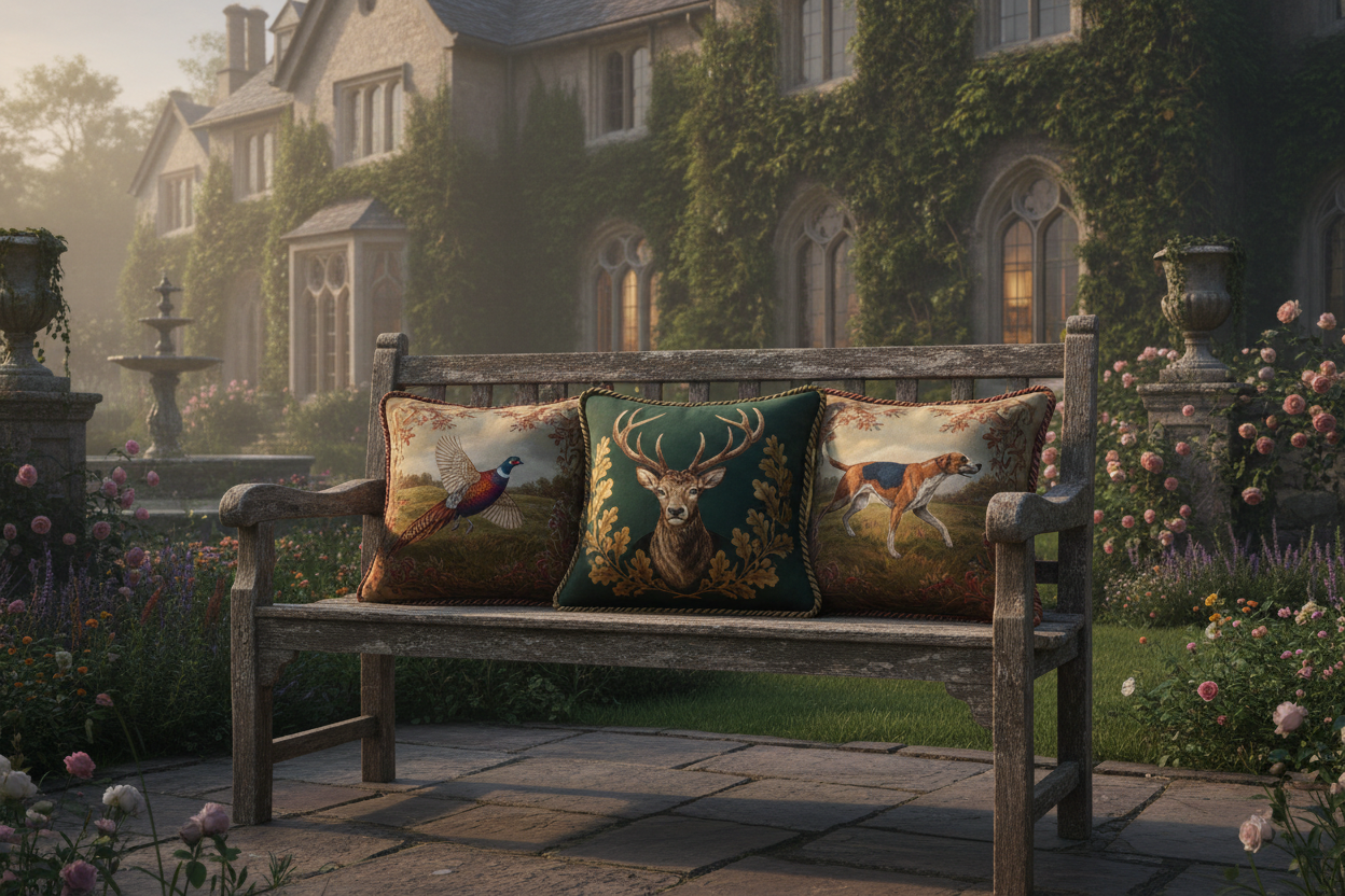 Dekokissen Jagd Landhausstil