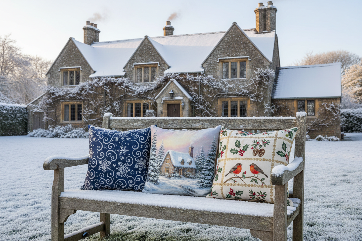 Dekokissen Winter Landhausstil