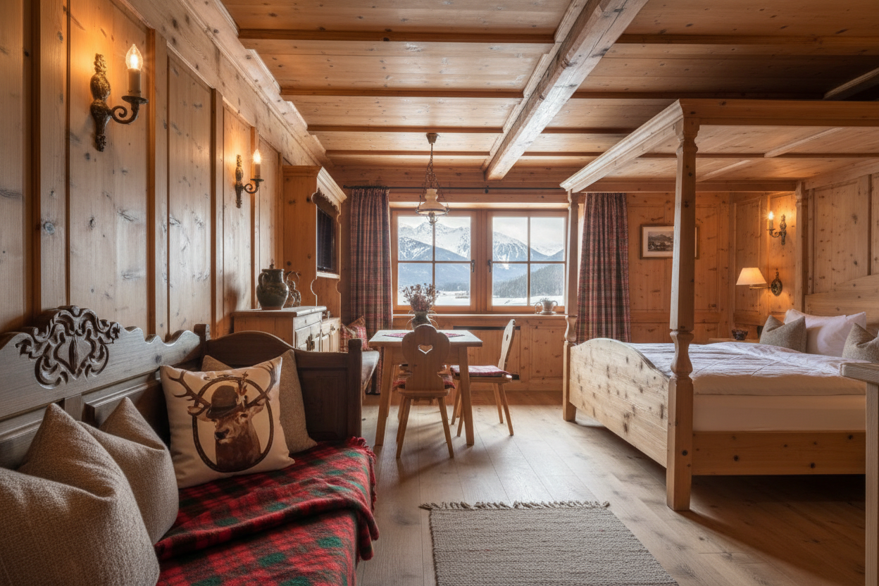 Kissenhülle „Hirsch“ im Alpinen Landhausstil