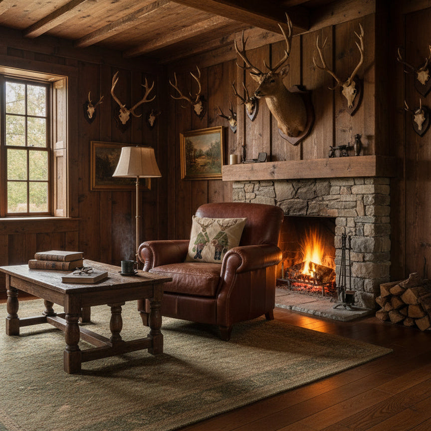 Kissenhülle "Hirsch" im Alpinen Landhausstil