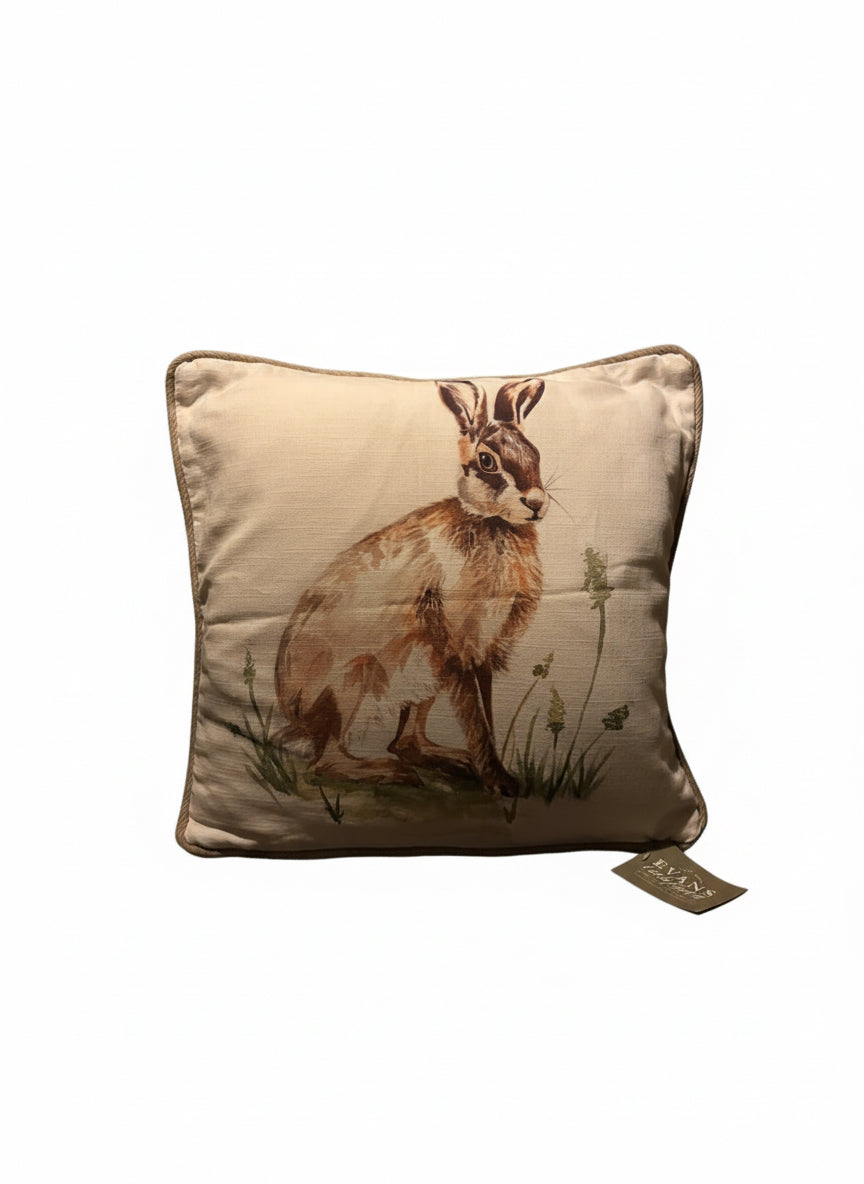 Kissenhülle "Hase" im Landhausstil