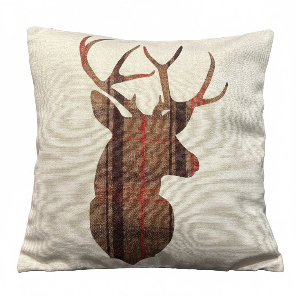 Kissenhülle "Hirsch" im englischen Landhausstil