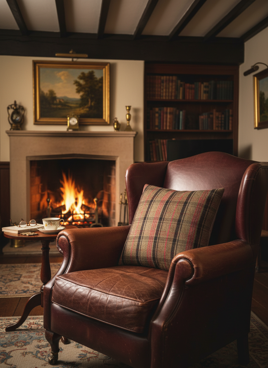 Kisenhülle „Labrador Retriever beige“ im englischen Landhausstil