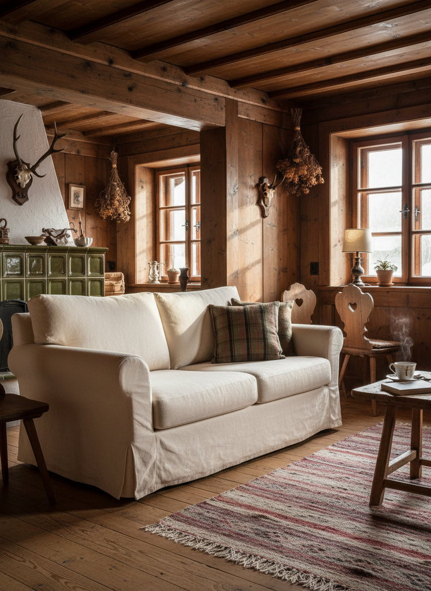 Kisenhülle „Labrador Retriever beige“ im englischen Landhausstil