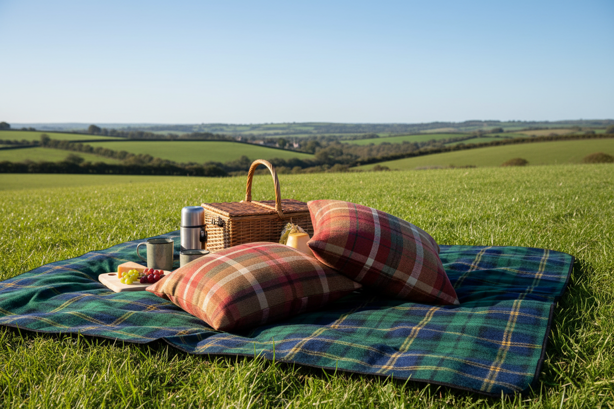 Kissenhülle "Floral" im englischen Landhausstil