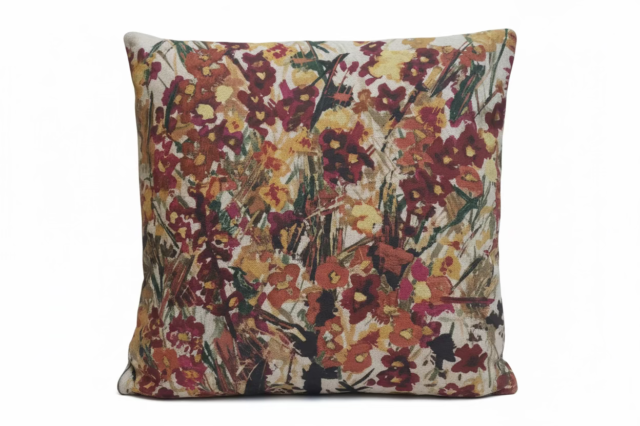 Kissenhülle "Floral" im englischen Landhausstil