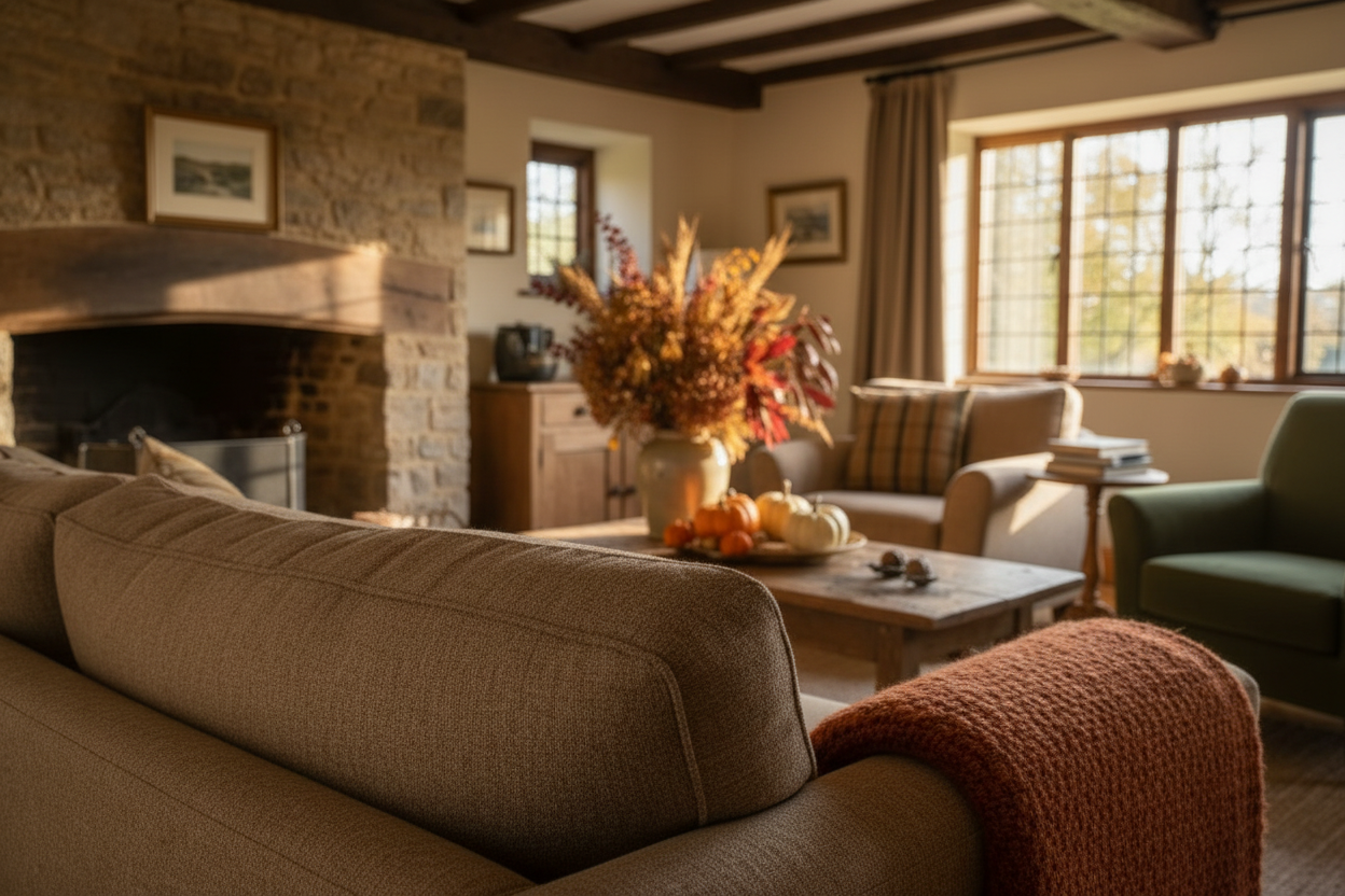 Kissenhülle "Hirsch" im englischen Landhausstil