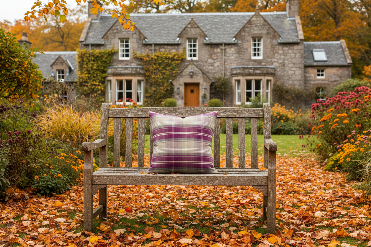 Kissenhülle „Hase“ im englischen Landhausstil
