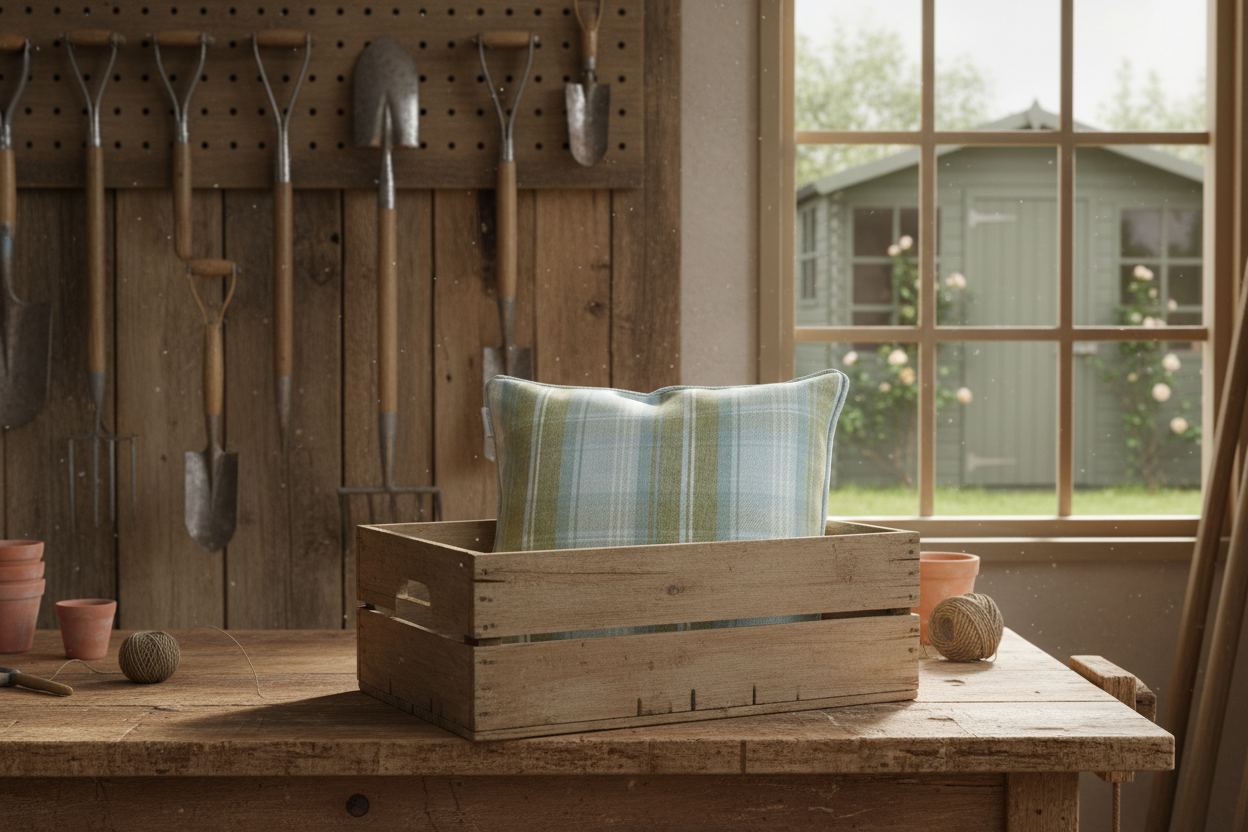 Kissenhülle „Hirsch“ im englischen Landhausstil