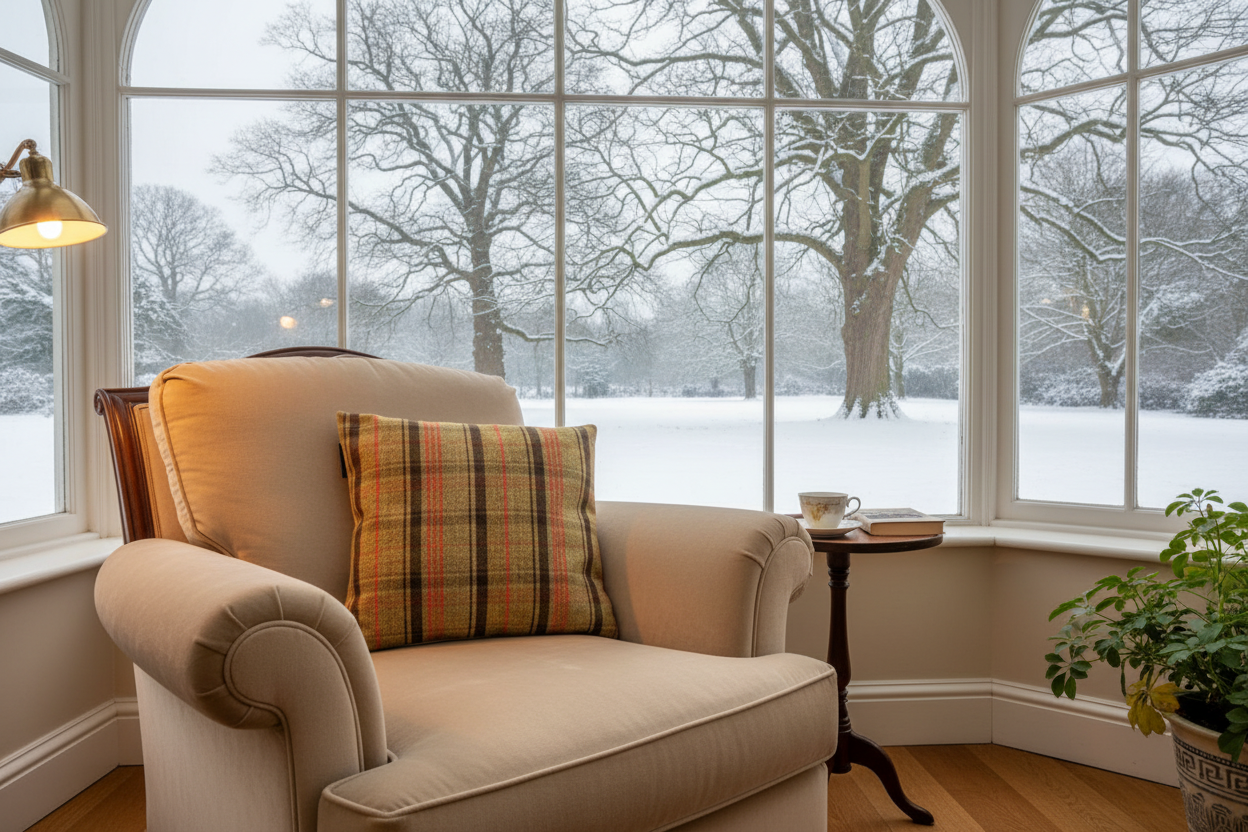 Kissenhülle "Fasan" im englischen Landhausstil