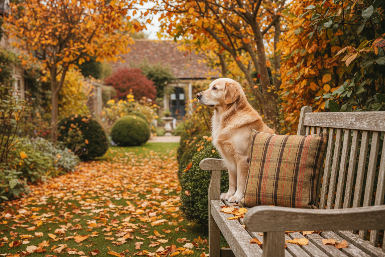 Kissenhülle "Hirsch" im englischen Landhausstil