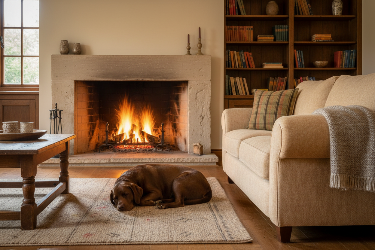 Kissenhülle "Hirsch" im englischen Landhausstil