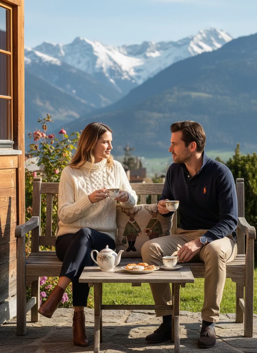 Kissenhülle "Hirsch" im Alpinen Landhausstil