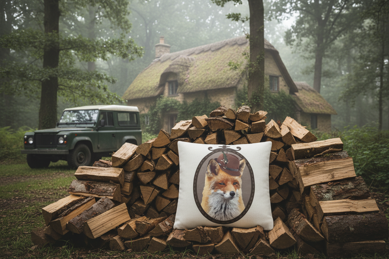 Kissenhülle „Fuchs“ im Alpinen Landhausstil