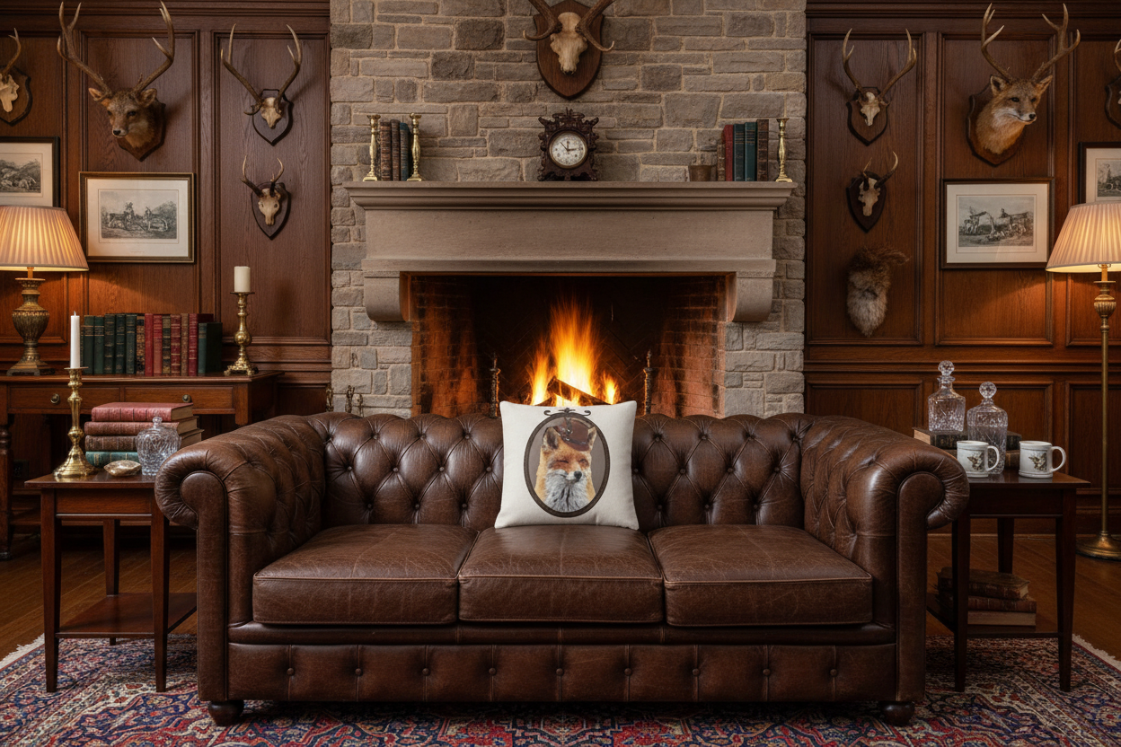 Kissenhülle „Fuchs“ im Alpinen Landhausstil