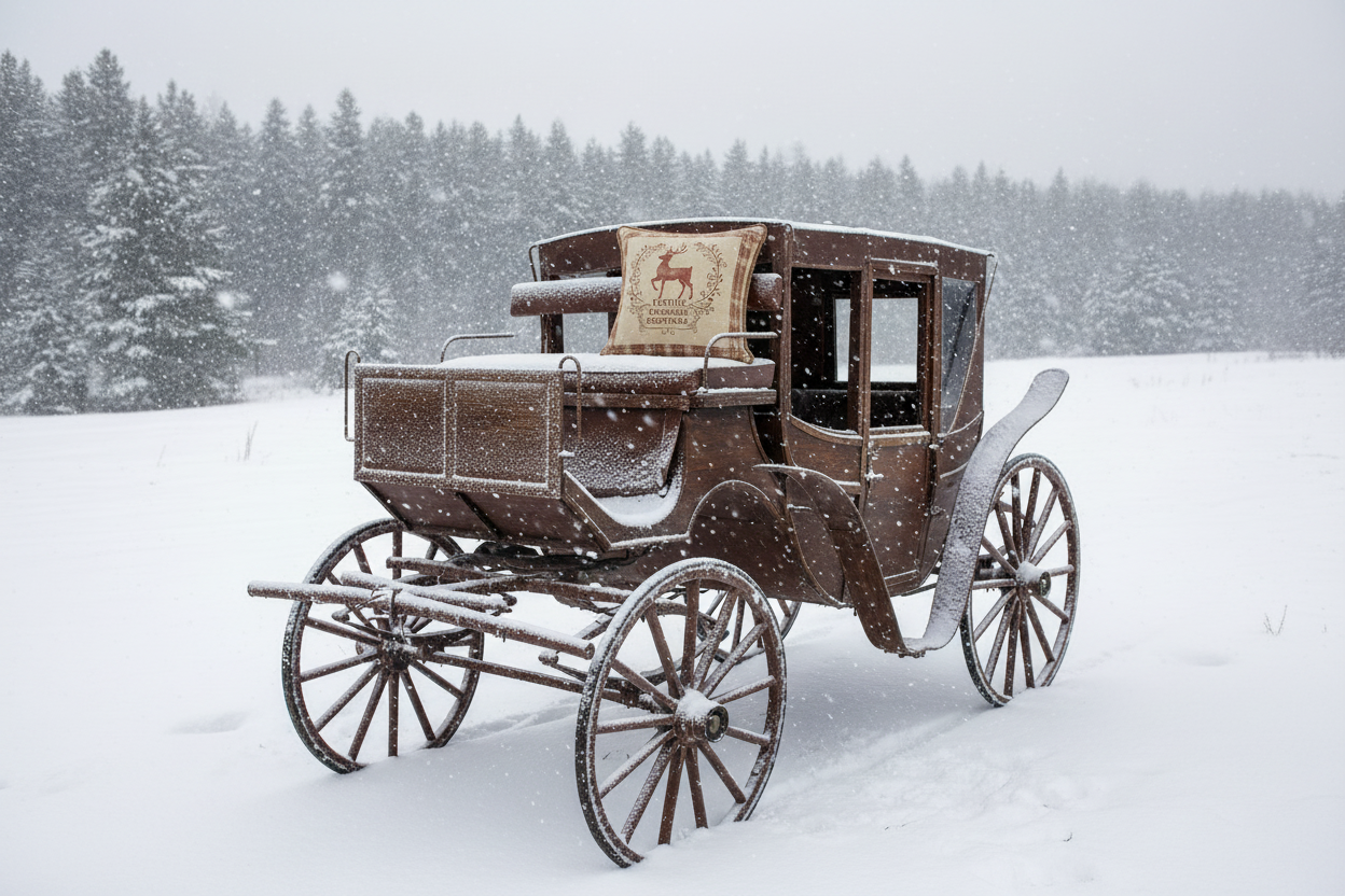 Kissenhülle "Rentier" im Landhausstil